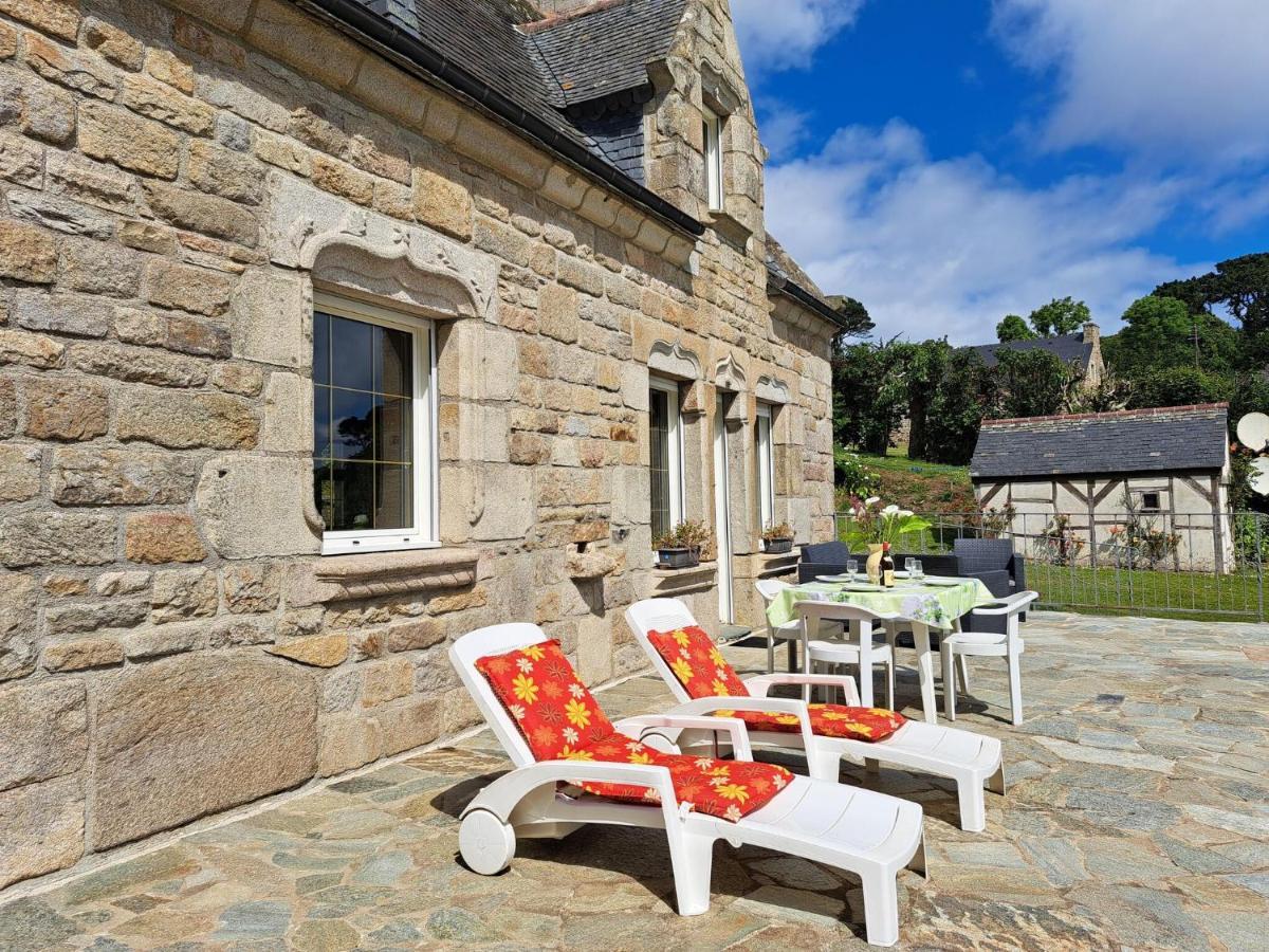 Breton Granite Stone House With Fantastic Sea Views Villa Saint-Pol-de-Léon Exteriör bild